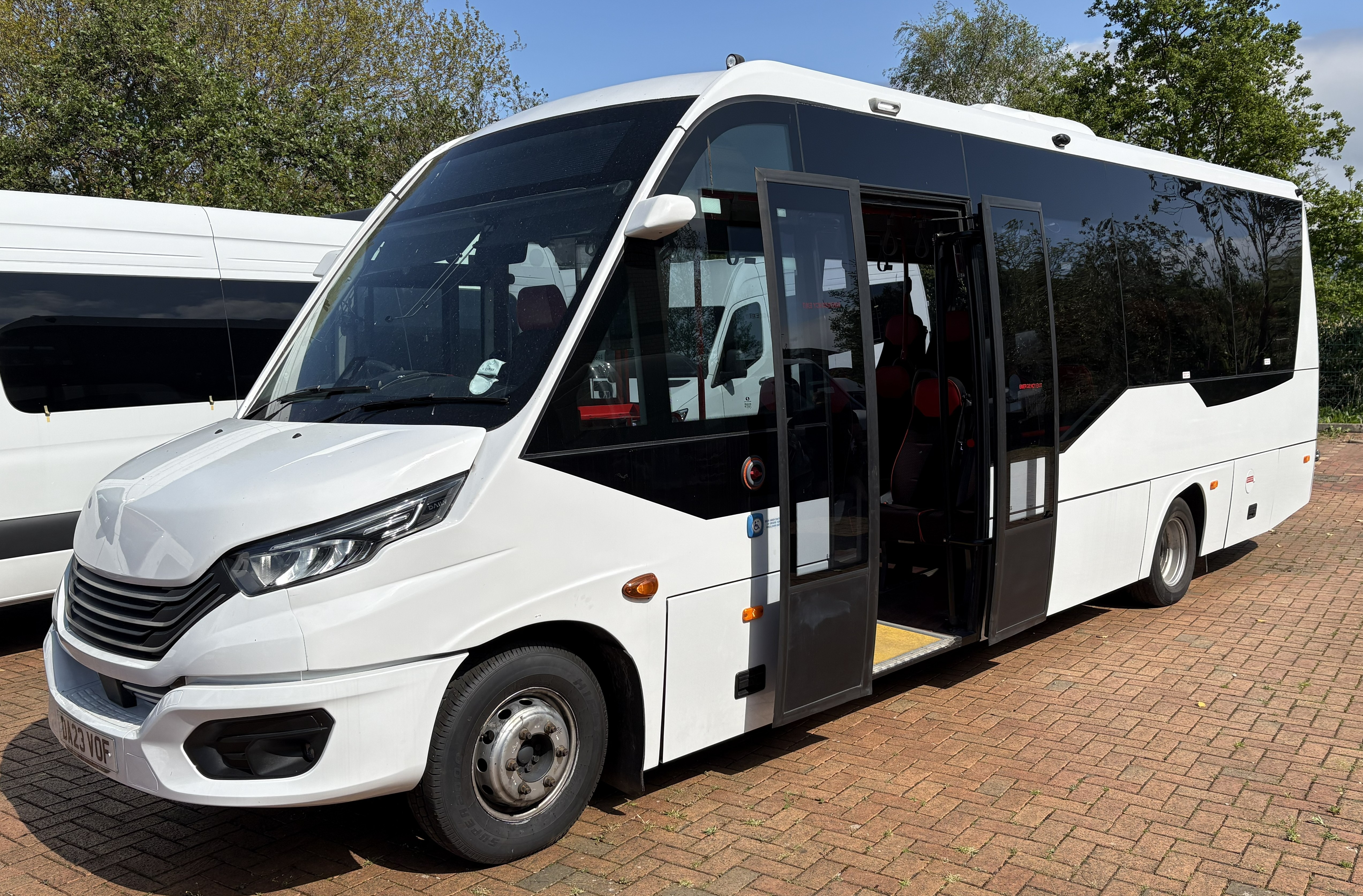 Iveco 70C21 Ilesbus iCity Max Low Floor 31 Seat Minibus, Registration DA23 VOF, First Registered 14 - photo 1