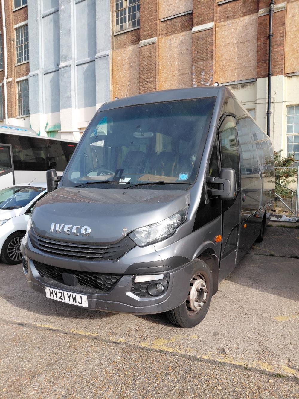 Iveco 70C18 Ilesbus Minibus, Registration HY21 YWJ, First Registered 14 April 2021, Last Recorded Mi - photo 1