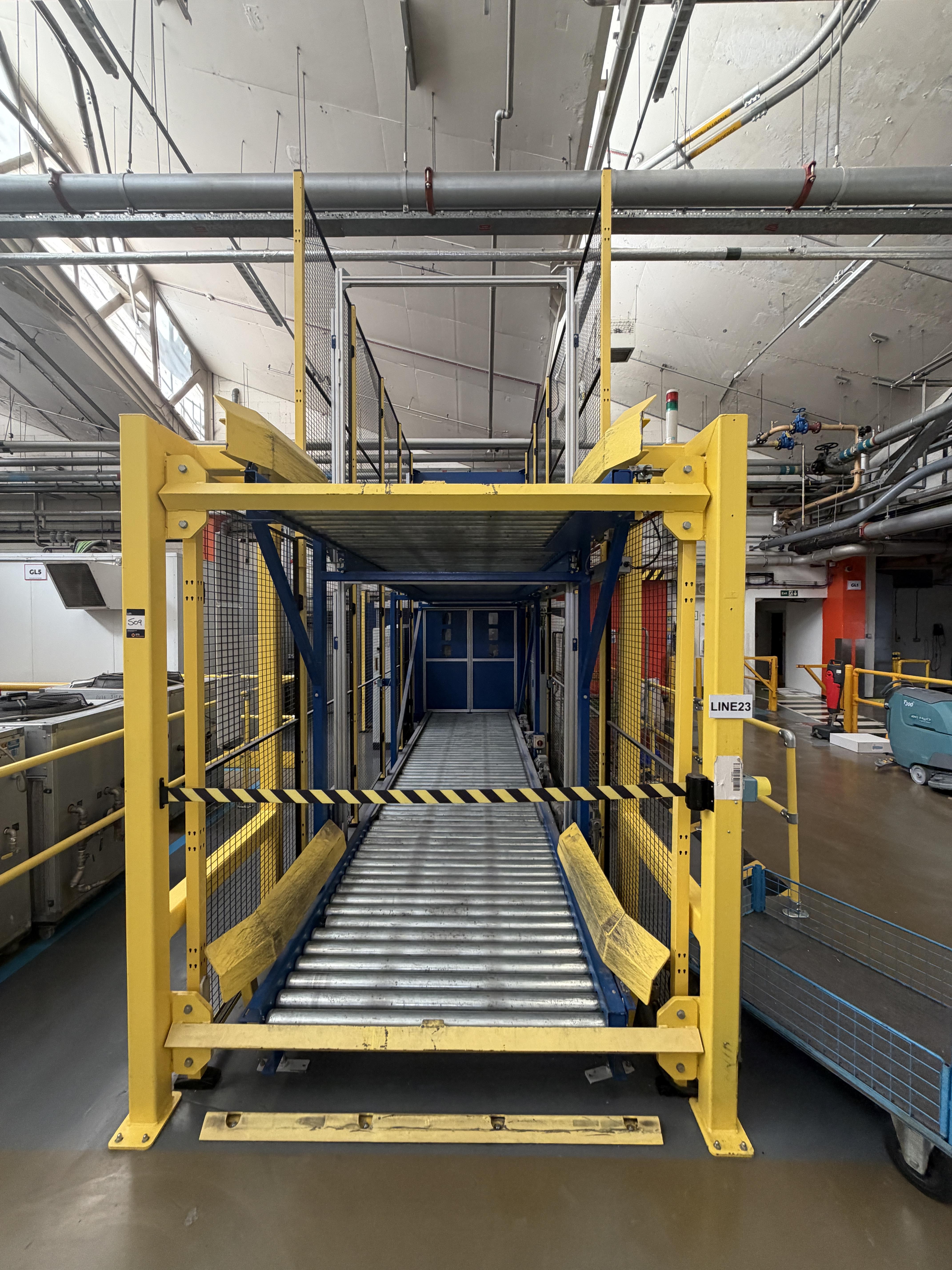 Nerak Wiese Pallet Transfer conveyor warehouse system. RCH-285-85 Pallet system. 1200 x 1000 pallets - photo 1