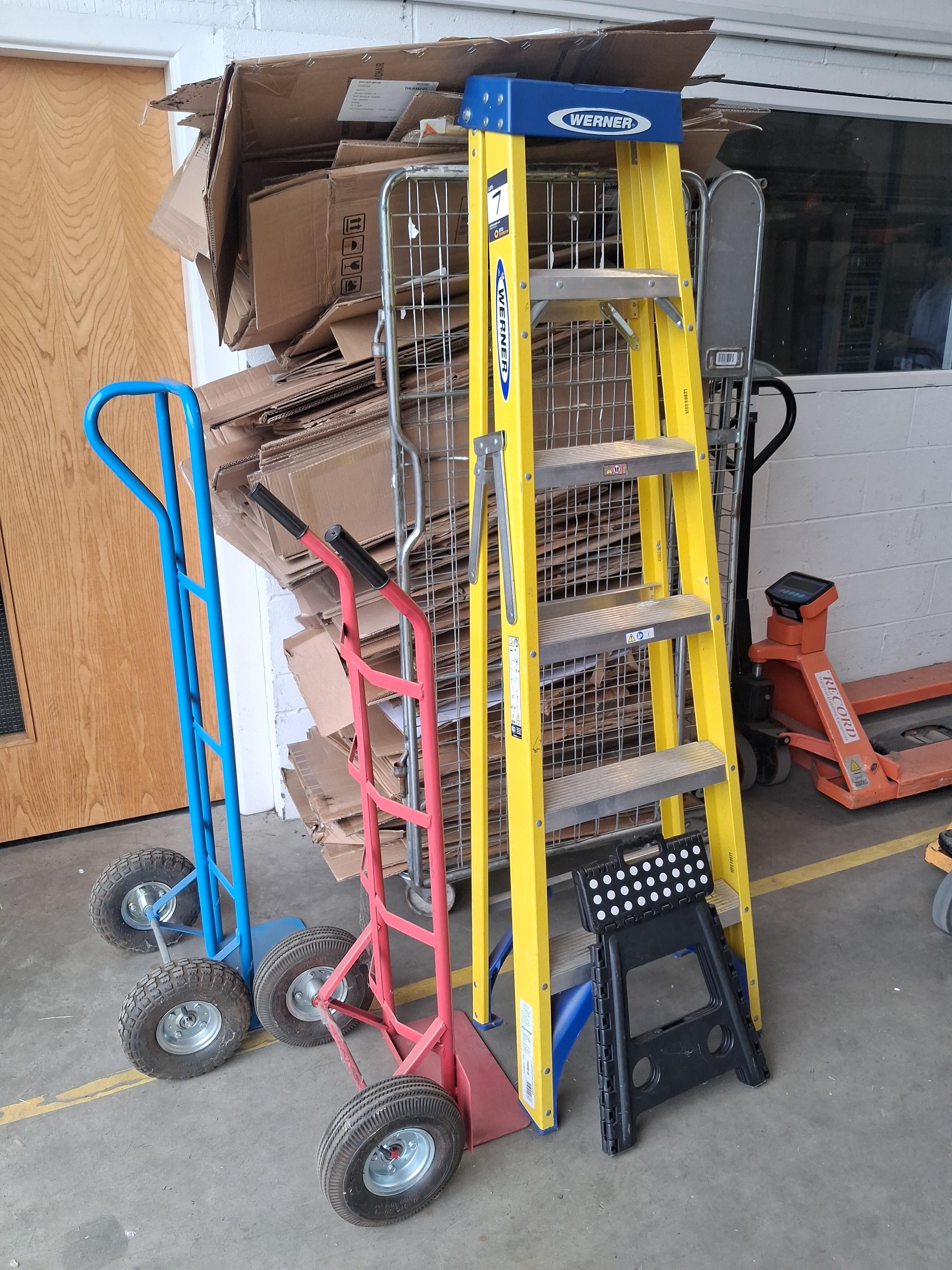 2x Sackbarrows and a Werner Stepladder - photo 1