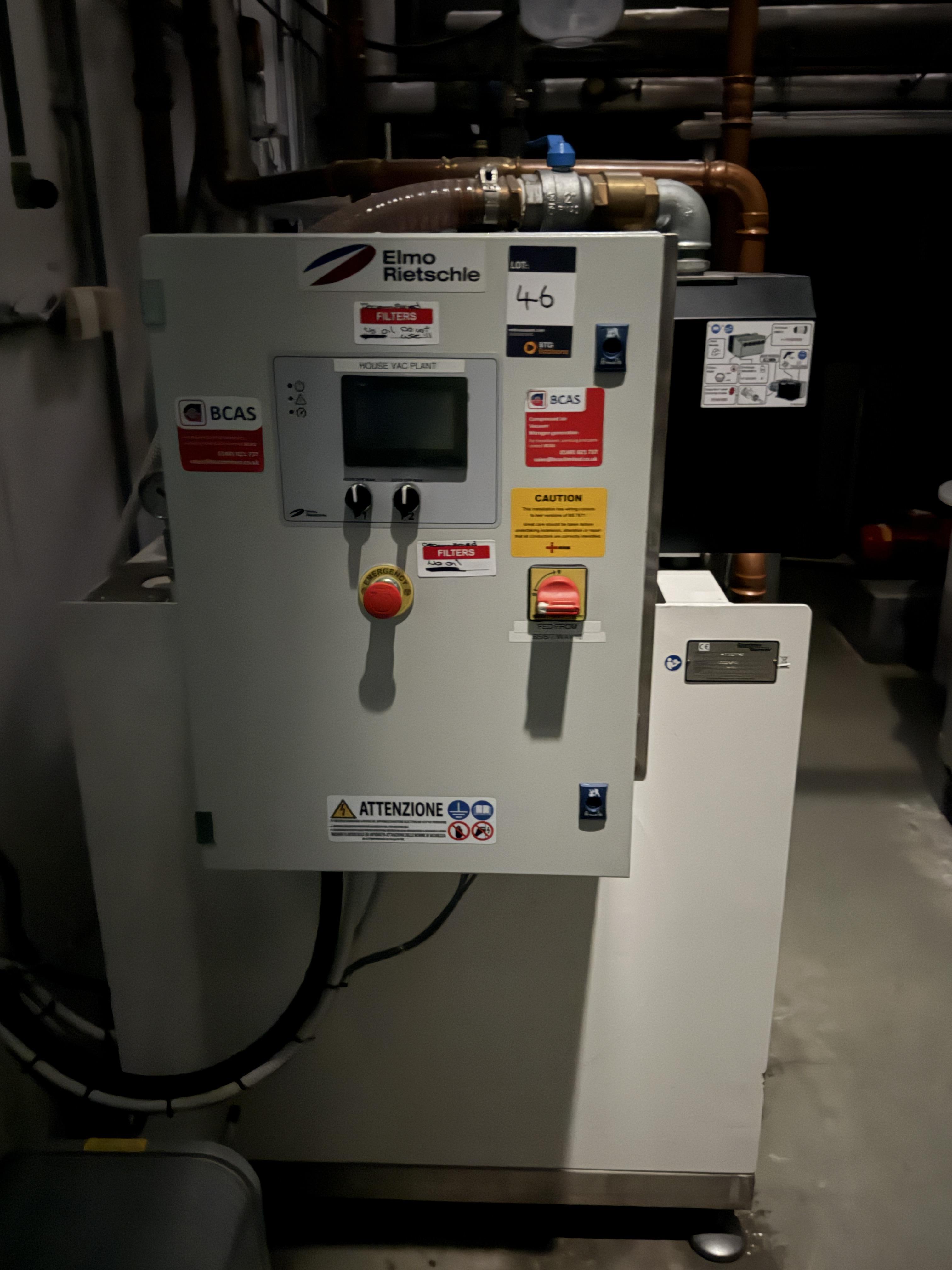 Elmo Rietschle Vacuum Pump. V-VC 202 (20). Gardner Denver Drive. Sitting on a pallet. This lot is Bu - photo 1