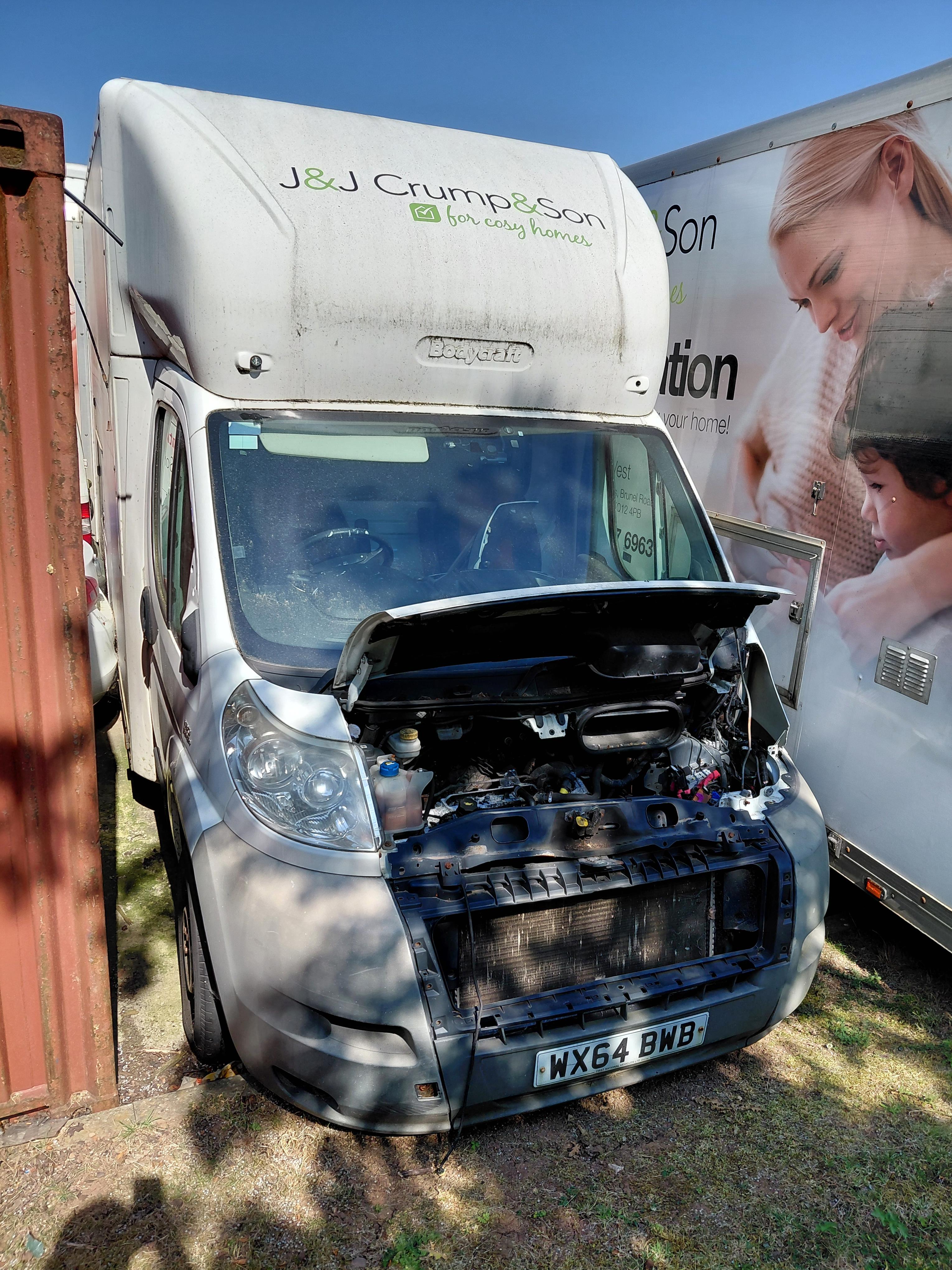 Fiat Ducato 130 MultiJet Maxi Mover Insulation Bead Van. Registration: WX64 BWB. Mileage at last MOT - photo 1