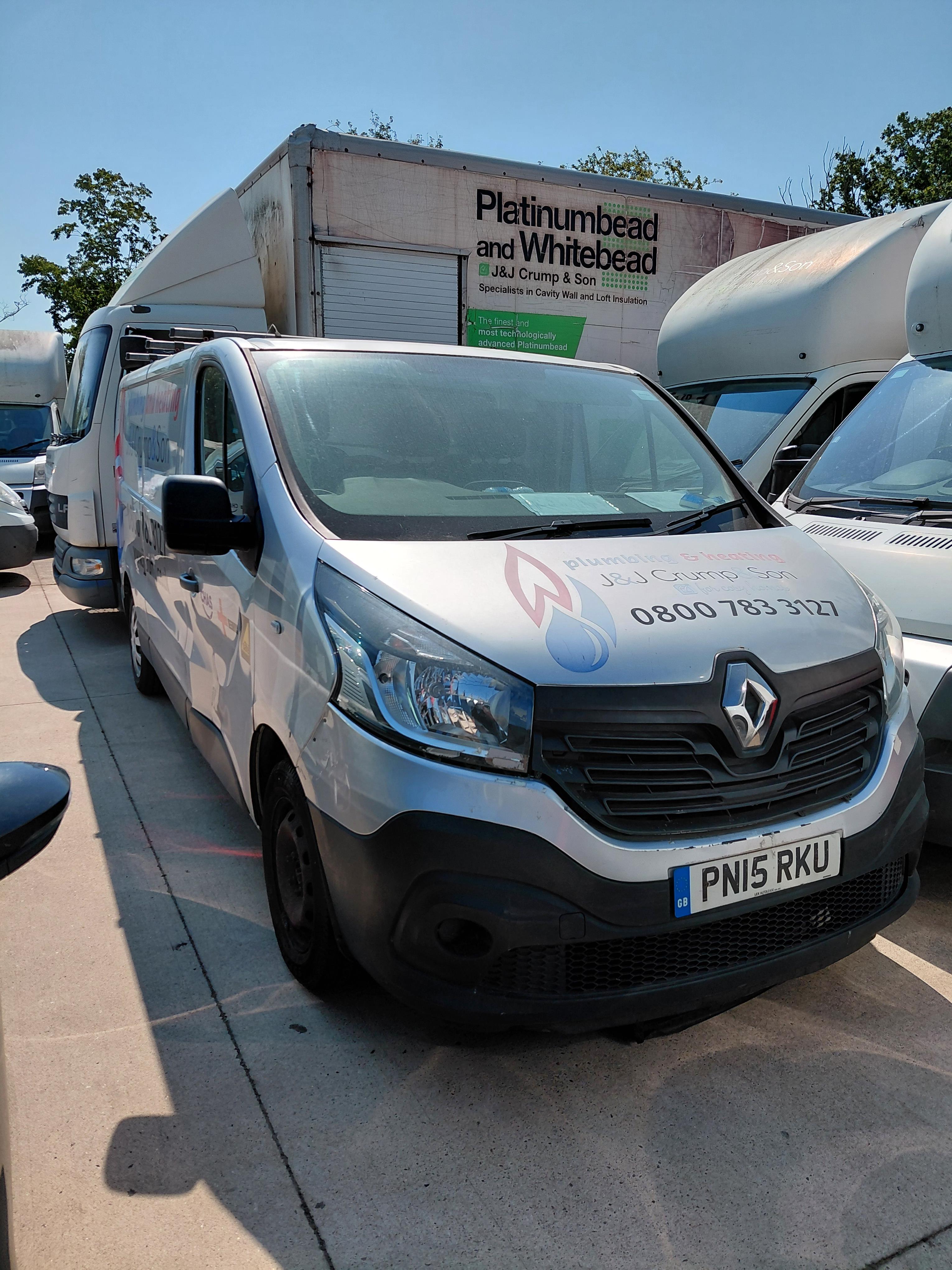 RENAULT TRAFIC LWB DIESEL LL29 ENERGY dCi 120 Business Van. Registration: PN15 RKU. Mileage at last - photo 1