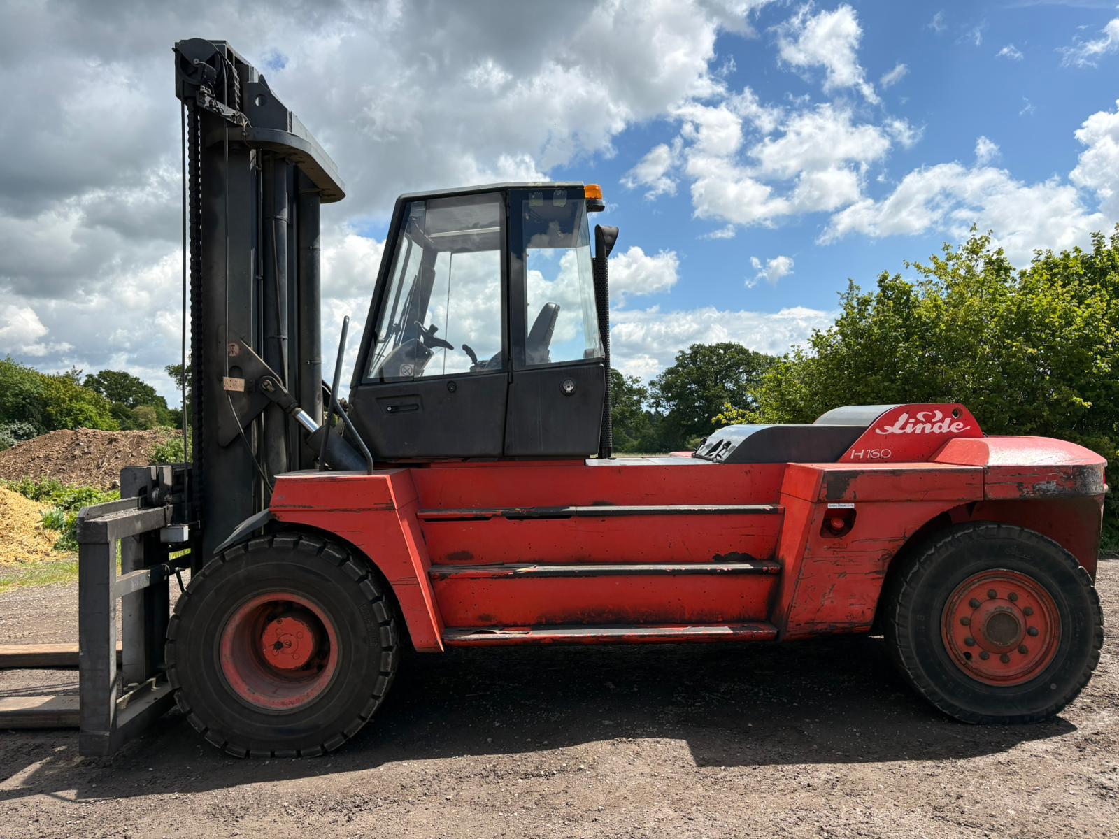 Linde H160 16 Tonne Diesel Forklift Truck, Side Shift & Fork Positioner, 6,390 Hours - photo 1