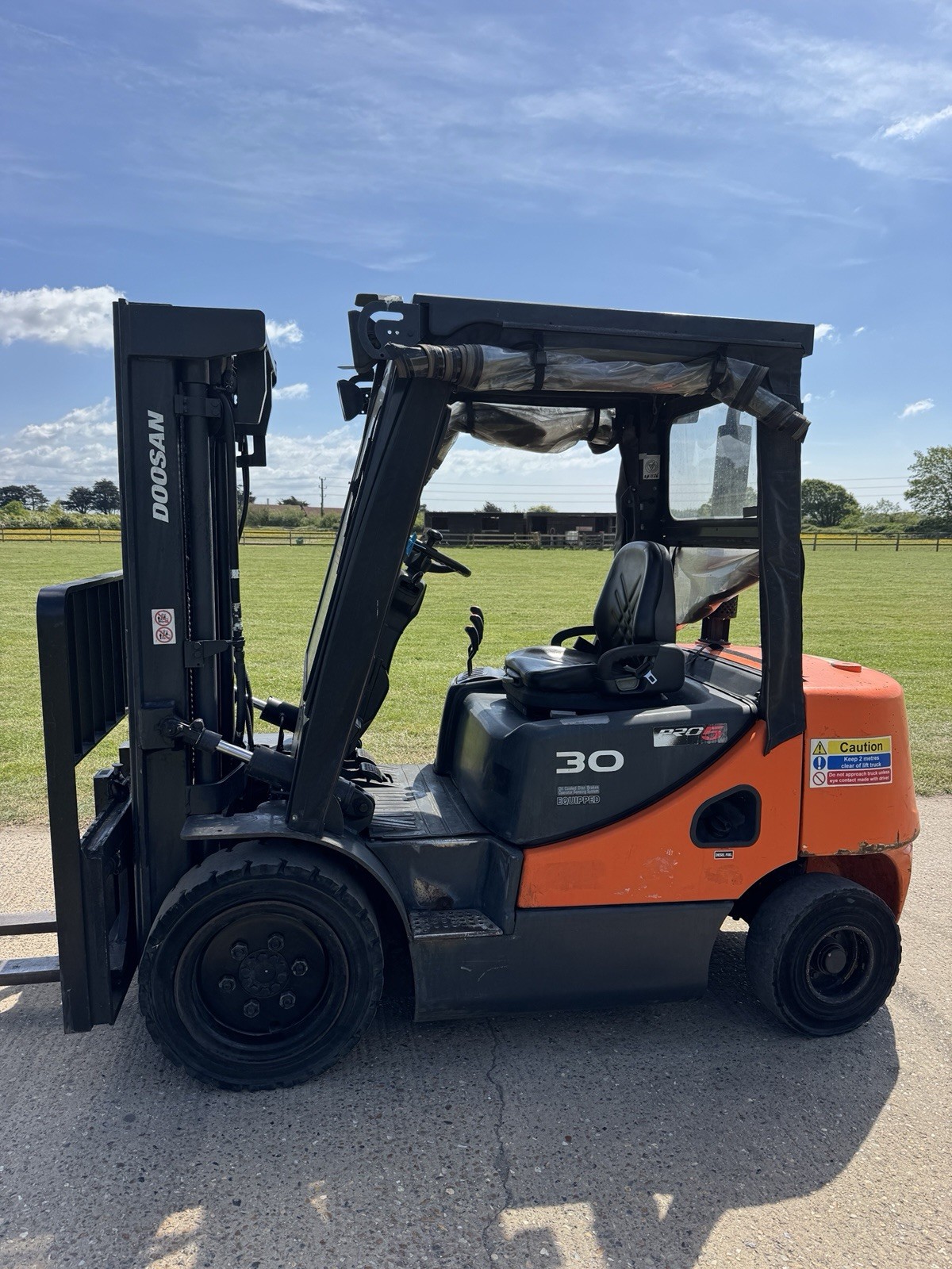 2013 Doosan B30X-5 3 Tonne 80V Electric Forklift Truck, Container Spec - photo 1