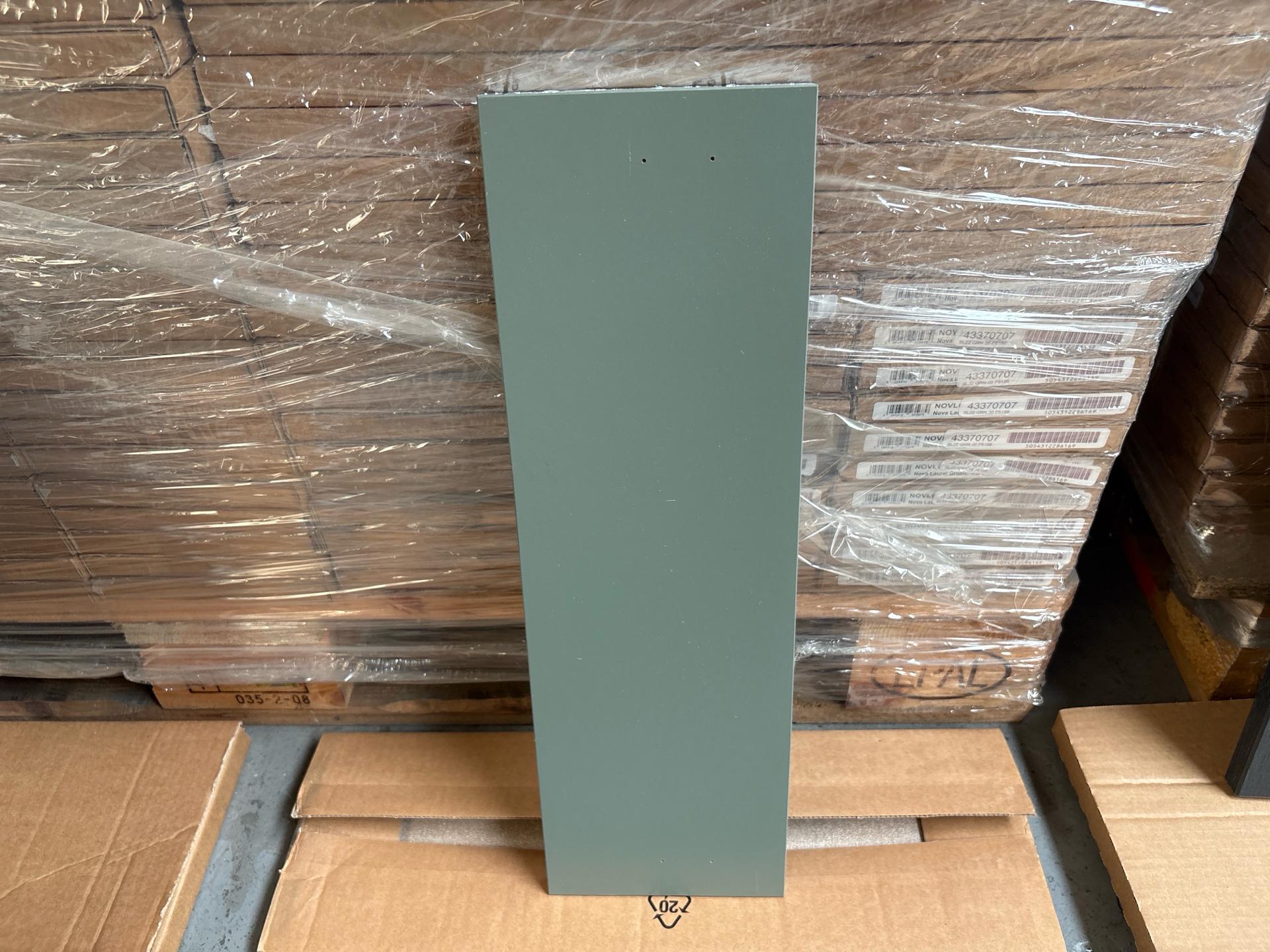 Job Lot of 60 x Laurel Green Kitchen Cabinet Drawer Front 500mm x 156mm - 43370707 - photo 1