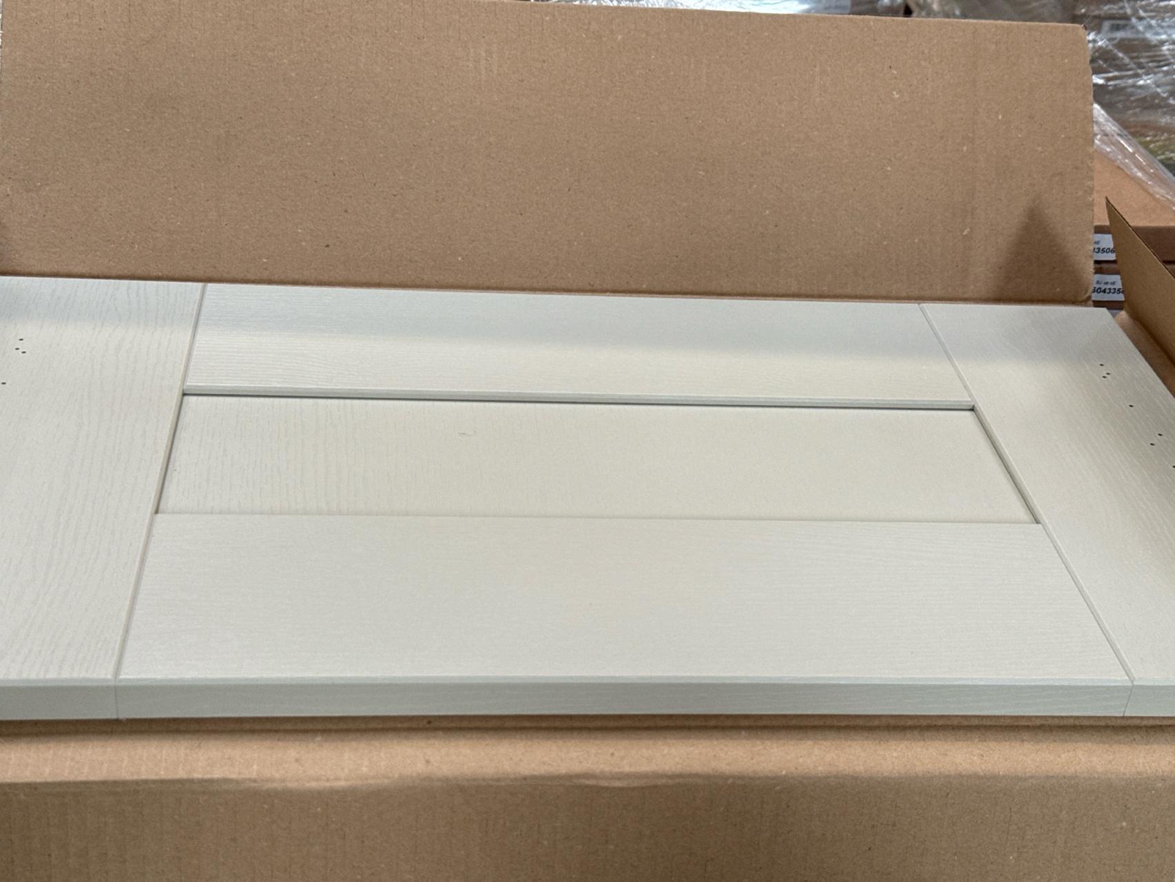 Job Lot of 7 x Sage Green Kitchen Cabinet Drawer Front 600mm x 316mm - 60433506 - photo 1