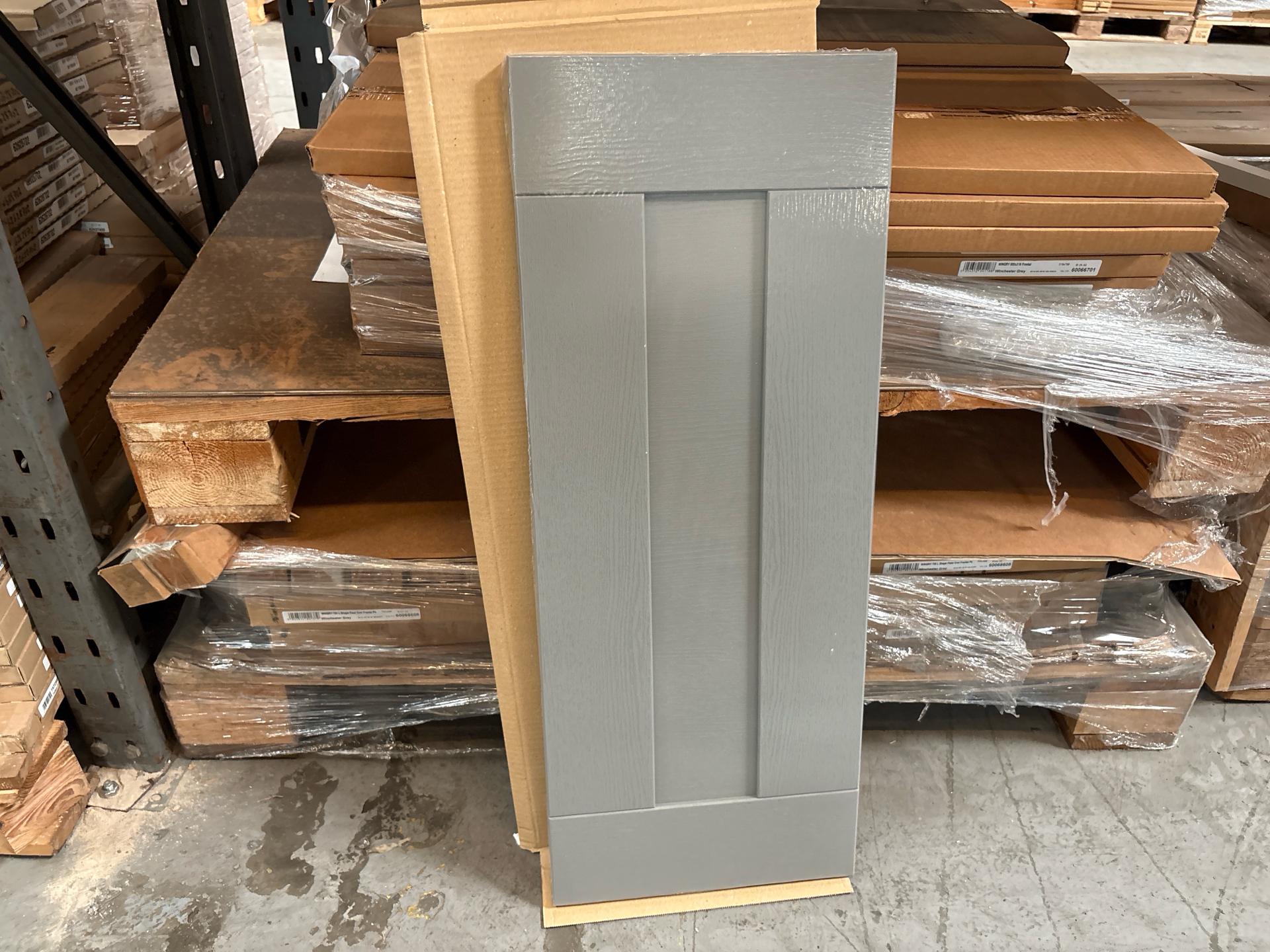 Job Lot of 15 x Grey Kitchen Cabinet Drawer Front 800mm x 316mm - 60066701 - photo 1