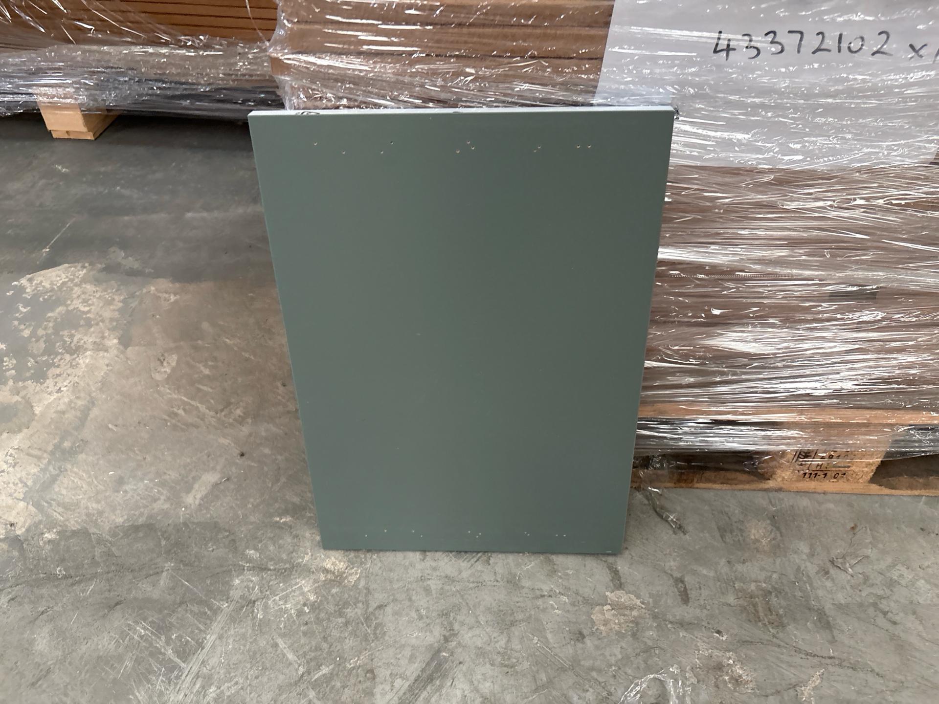 Job Lot of 35 x Laurel Green Kitchen Cabinet Drawer Front 500mm x 348mm - 43372102 - photo 1