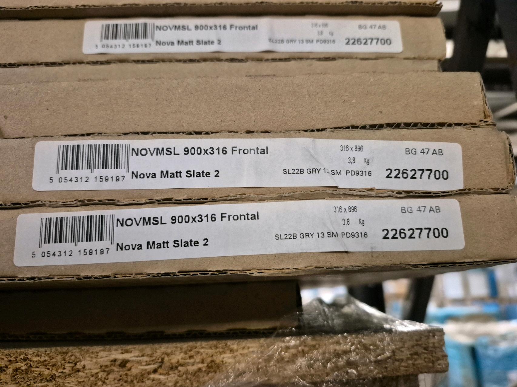 Job Lot of 20 x Mussel Kitchen Cabinet Drawer Front 900mm x 316mm - 22627700 - photo 1
