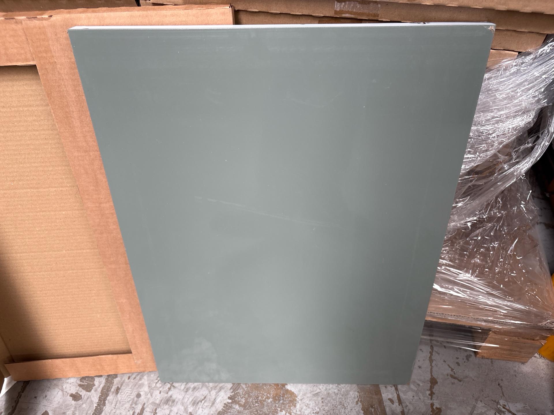 1 x Laurel Green Kitchen Cabinet Drawer Front 600mm x 444mm - 43372810 - photo 1