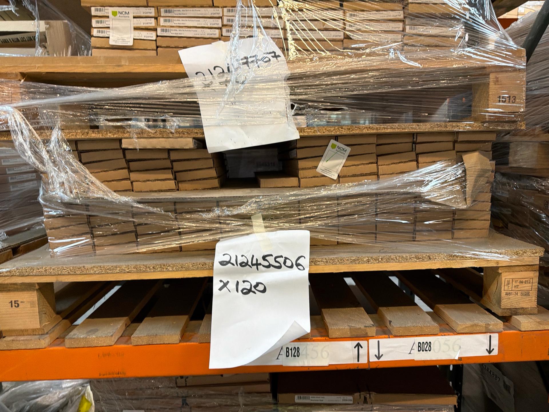 Job Lot of 37 x Mussel Kitchen Cabinet Drawer Front 600mm x 92mm - 21245506 - photo 1