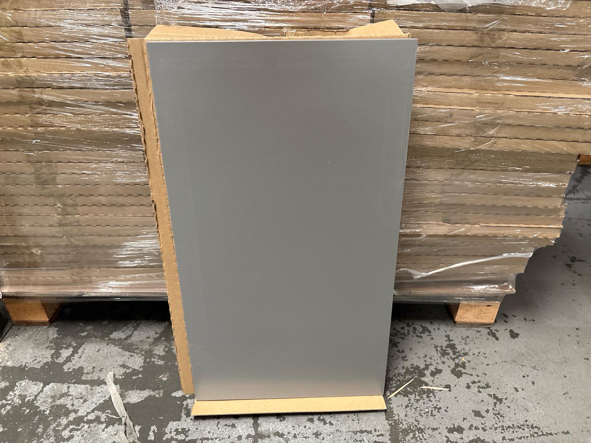 Job Lot of 40 x Dust Grey Kitchen Cabinet Front Door 400mm x 700mm - 61479804 - photo 1