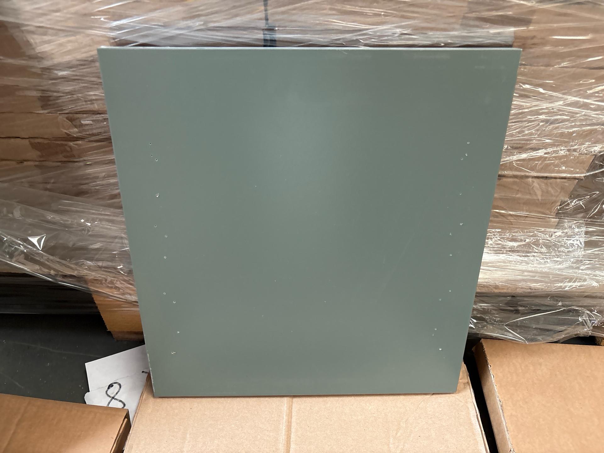 Job Lot of 4 x Laurel Green Kitchen Cabinet Drawer Front 300mm x 316mm - 43371301 - photo 1