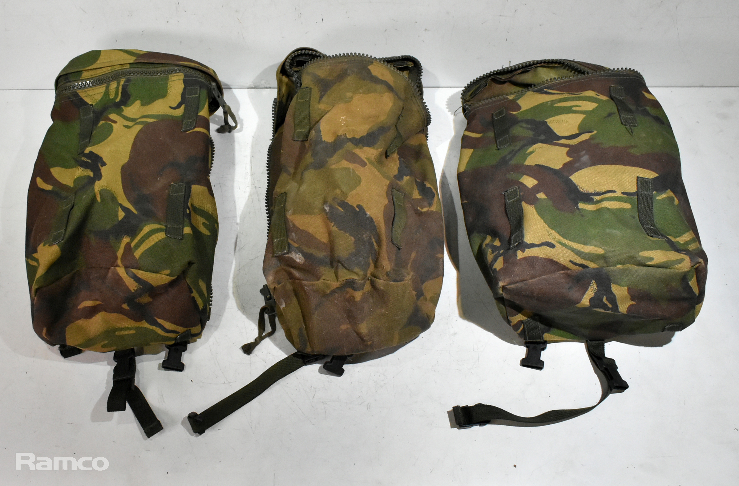 Various types of ex-military DPM accessories - 130kg – may require repair / be incomplete - see pics - photo 1
