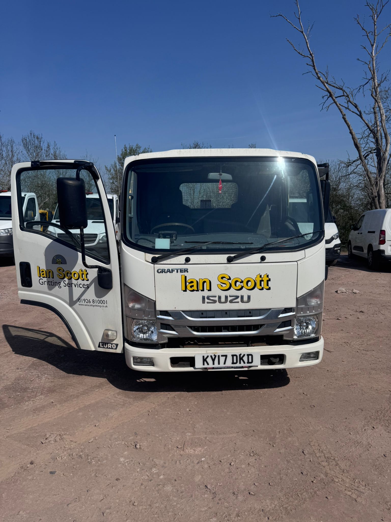 Isuzu Grafter N35.150 dropside lorry - reg: KY17 DKD - current mileage 117666 miles - off-site - photo 1