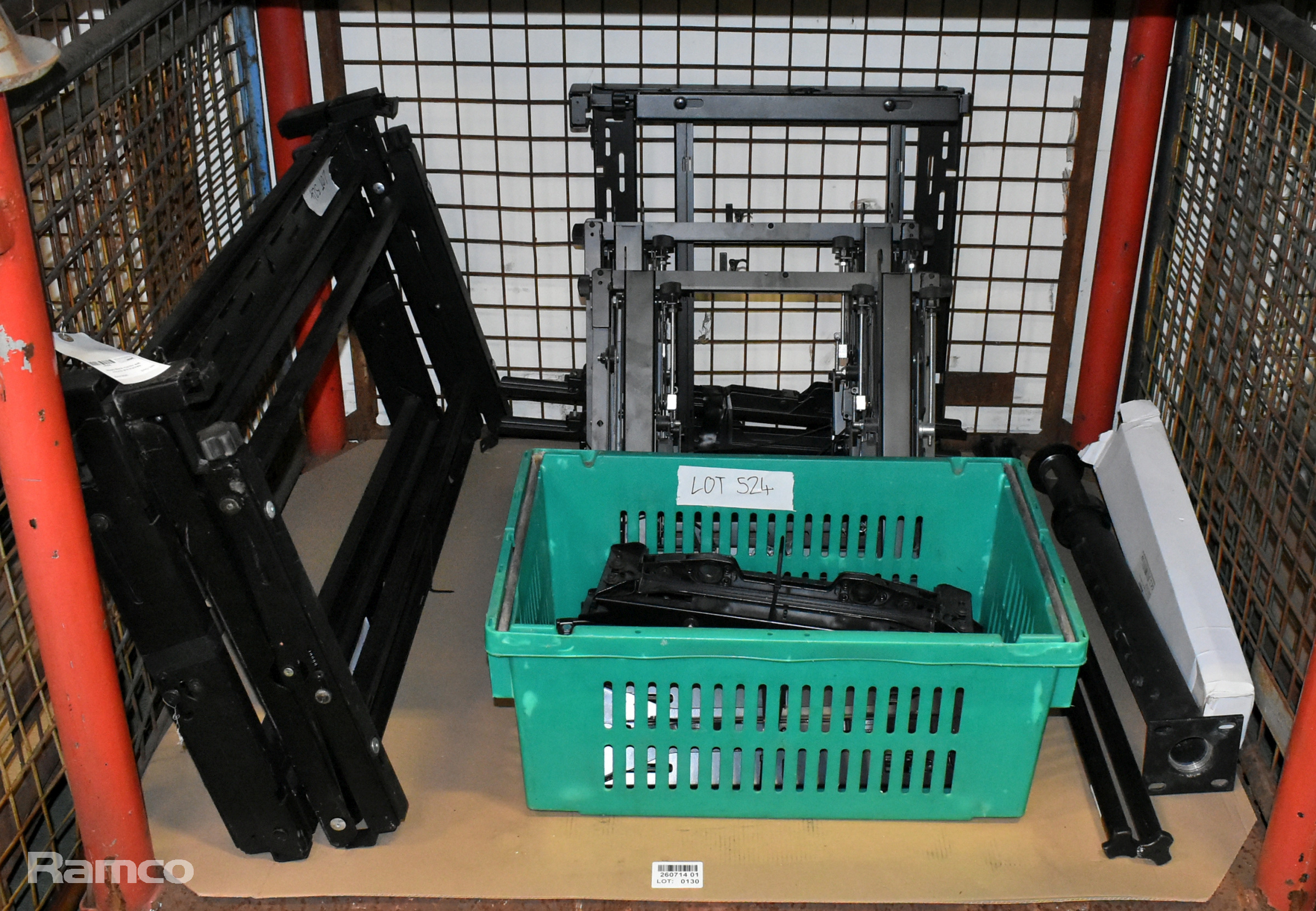 Mixed Black monitor wall mounts and brackets - photo 1