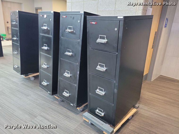 (2) Fire King Fire Proof File Cabinets