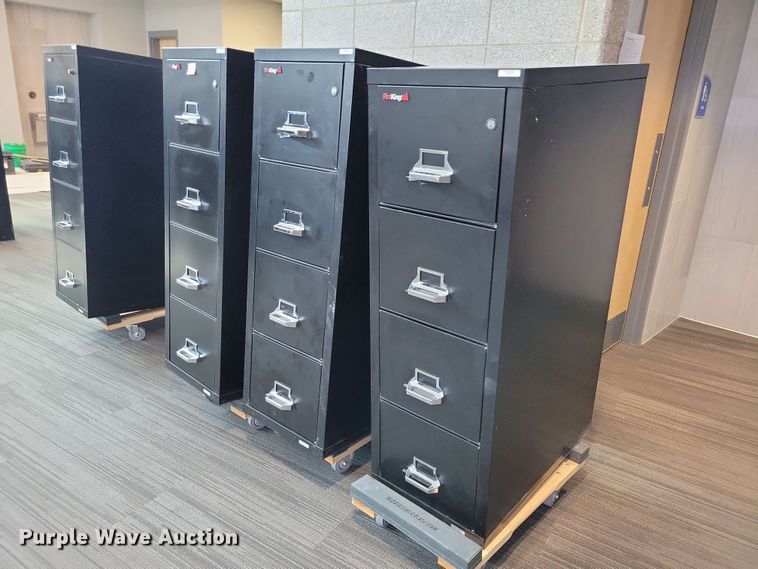 (2) Fire King Fire Proof File Cabinets