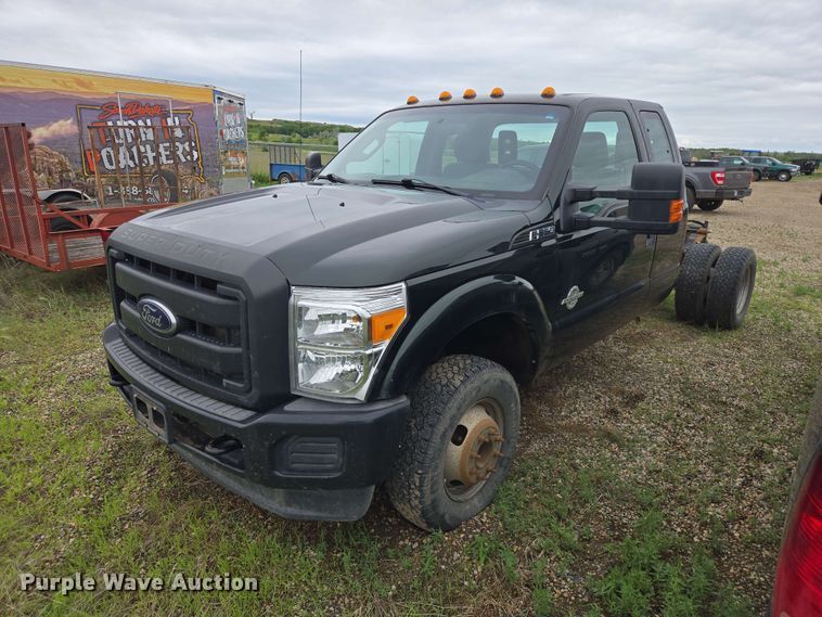 2012 Ford F350 Super Duty Ext. Cab Pickup Truck Cab And Chassis