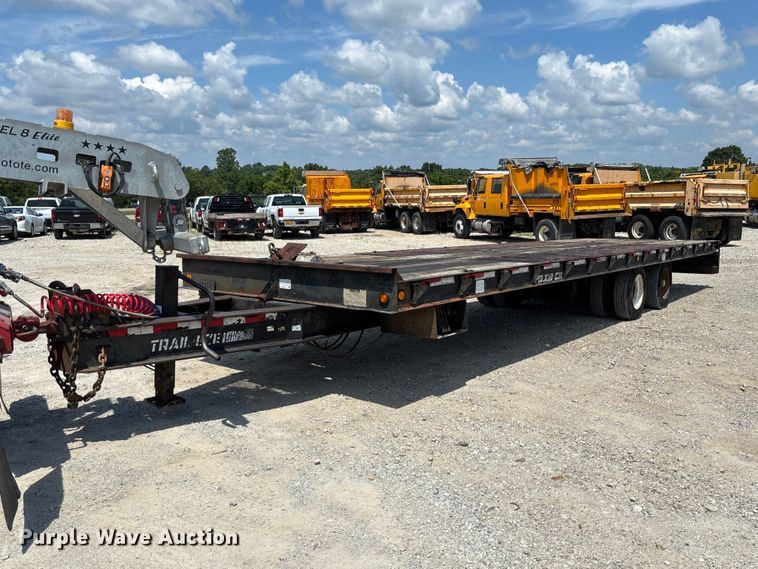 1997 Dakota Trail-Eze PDLX20TC31 Tilt Deck Equipment Trailer