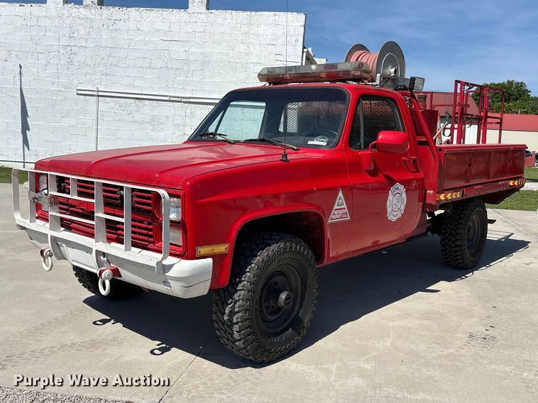 1985 Chevrolet Military Truck Brush Fire Truck