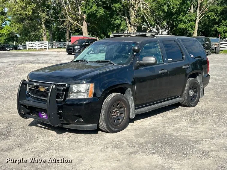 2013 Chevrolet Tahoe Police SUV