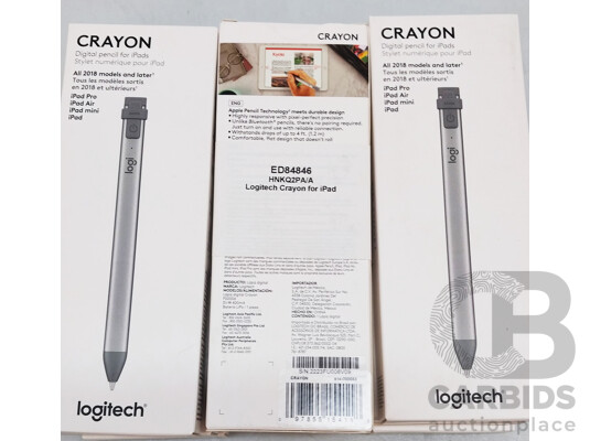 X9 Logitech Crayon F00006 Apple Ipad Pencil - photo 1