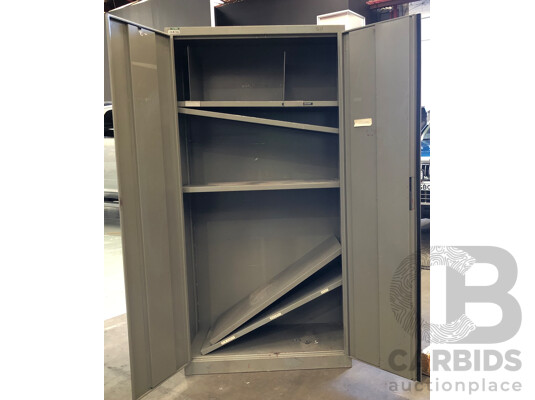 Duff Steel Two Door Storage Cabinet - photo 1