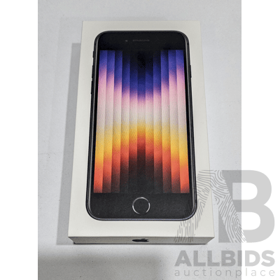 Apple (A2783) 4.7-Inch 64GB IPhone SE Midnight - Brand New - photo 1