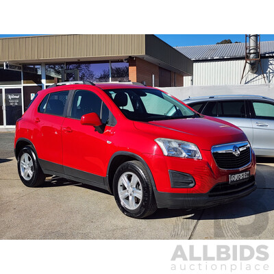 10/2016 Holden Trax LS MY16 4d Wagon Red 1.8L