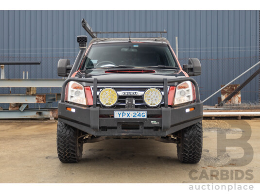 06/2010 Isuzu D-Max LS-U (4x4) TF MY10 Crew Cab Utility Red Turbo Diesel 3.0L - photo 1