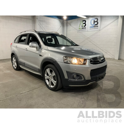 08/2014 Holden Captiva 7 LTZ (AWD) CG MY14 4d Wagon Silver Turbo Diesel 2.2L