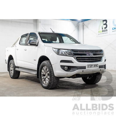 10/2016 Holden Colorado LTZ (4x4) RG MY17 Crew Cab P/Up White Turbo Diesel 2.8L