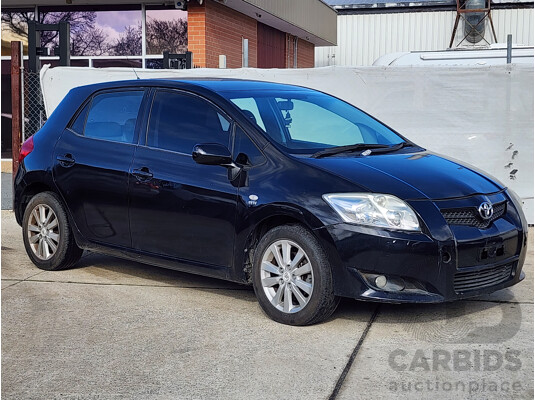 09/2007 Toyota Corolla Conquest ZRE152R 5d Hatchback Black 1.8L - photo 1