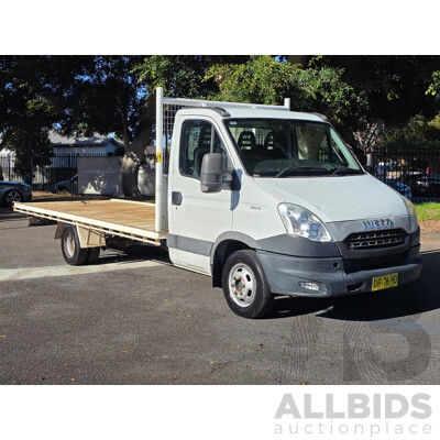 6/2013 Iveco Daily 50C17 Trayback 2d White Turbo Diesel 3.0L
