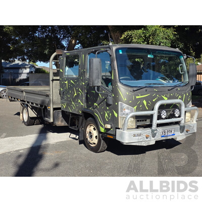 1/2008 Isuzu NPR 300 Crew Trayback 4d Arc White / Raptor Coat Turbo Diesel 5.2L - 7 Seater
