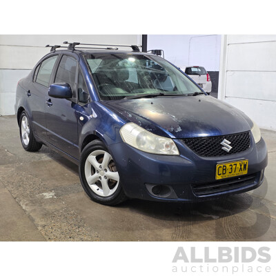 02/2009 Suzuki SX4 GY 4D Sedan Deep Sea Blue Metallic 2.0L
