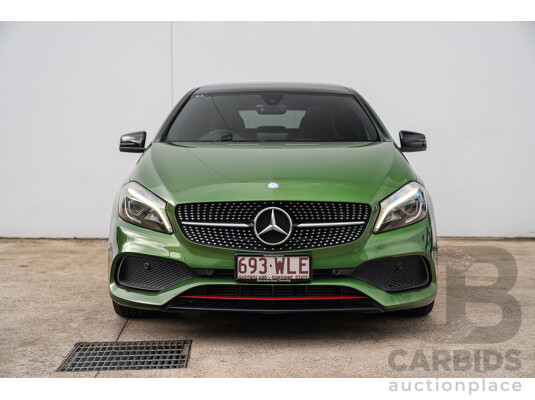 03/2016 Mercedes Benz A250 Sport 4Matic (AWD) 176 MY15 5d Hatchback Elbaite Green Metallic Turbo 2.0L - photo 1