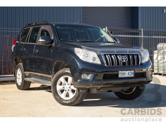 1/2010 Toyota Landcruiser Prado GXL (4x4) KDJ150R 4d Wagon Dark Steel Blue Metallic Turbo Diesel 3.0L - photo 1
