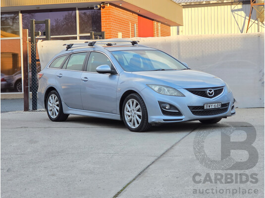 07/2011 Mazda Mazda6 Diesel GH MY11 4d Wagon Blue 2.2L - photo 1