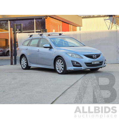 07/2011 Mazda Mazda6 Diesel GH MY11 4d Wagon Blue 2.2L