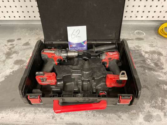 Milwaukee Cordless Impact Wrench & Combi Drill Bodies