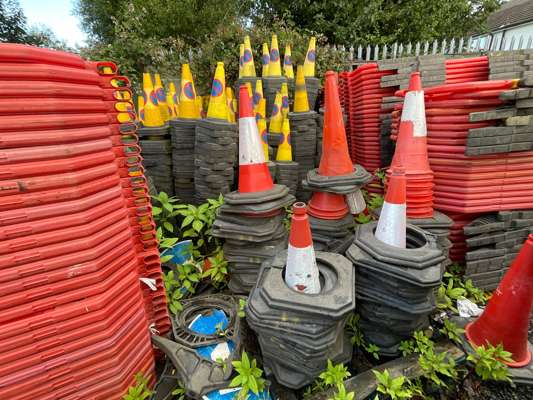 Quantity Of Various Size & Colour Traffic Cones as Lotted - photo 1