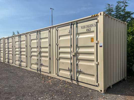 40 x 8ft Container - Multi Door - Single Trip - High Cube