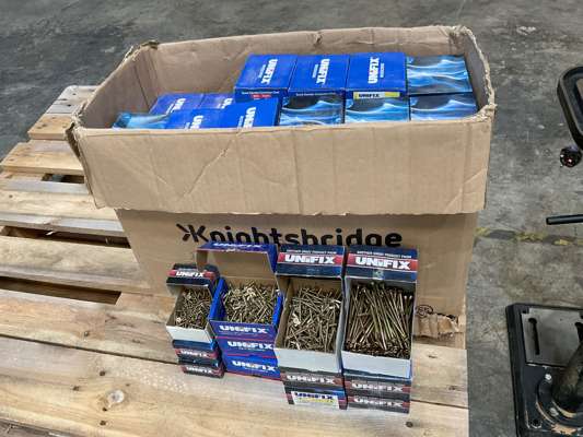 Quantity of Wood Screws Various Sizes - photo 1