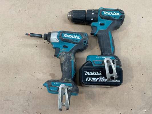 Makita DHP483 Cordless Combi Drill & DTD155 Cordless Impact Driver - photo 1