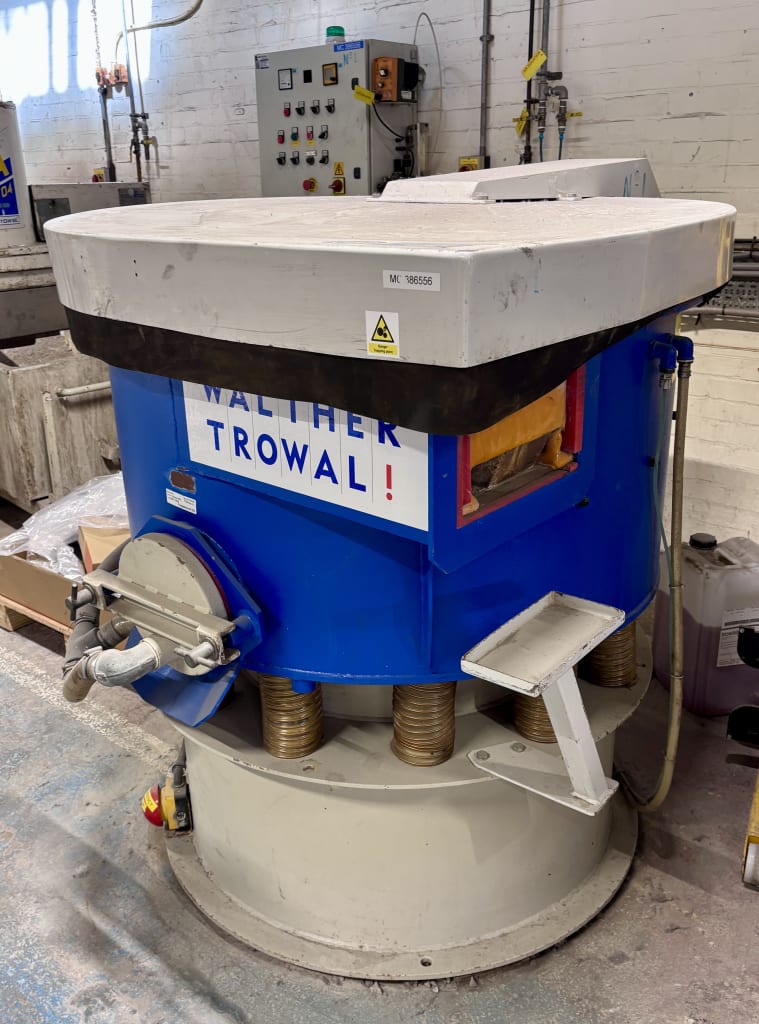 2008 Walther Trowal CB200 Automatic Vibratory Bowl Parts Finisher/Polisher