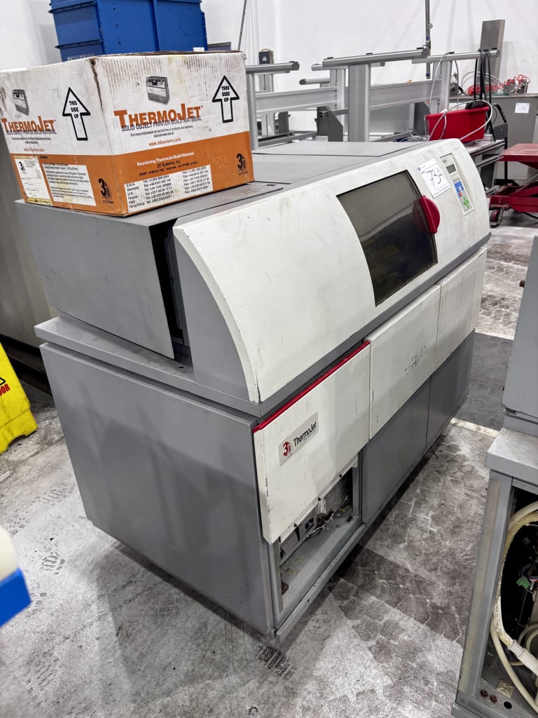 3D Systems Thermojet Solid Printer With Printer Build Material