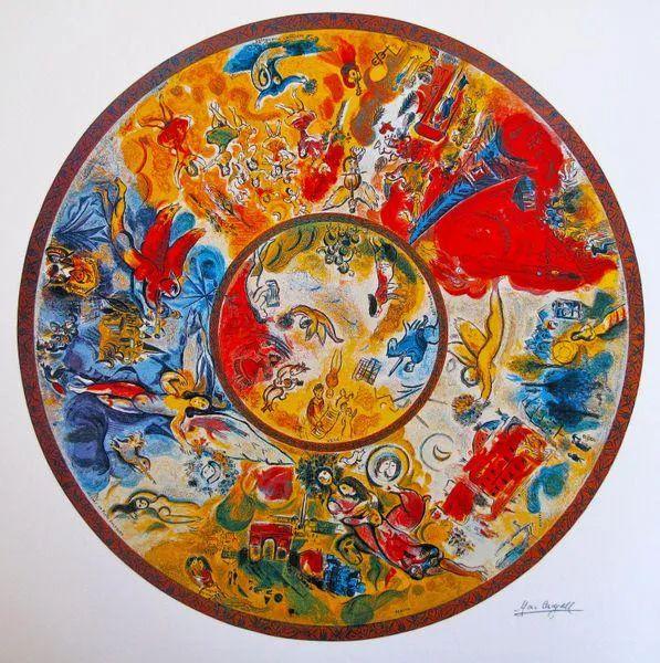 Marc Chagall Art Collection 5 Signed Ld Edition Litographs MSRP $2,795!